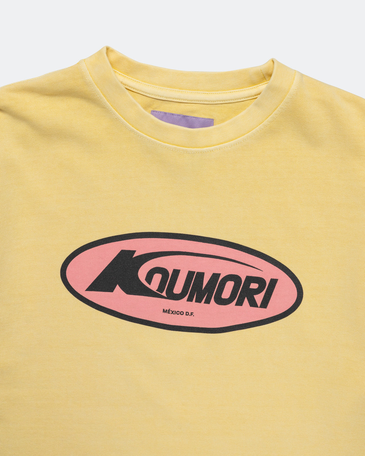 Hermanos Koumori - Womens SS Core Loop T-Shirt - Pastel Yellow - Up There Athletics