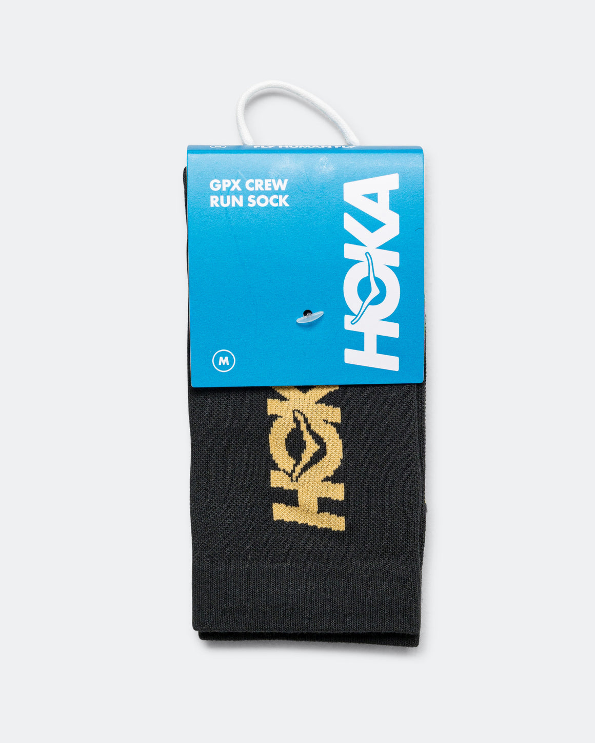 HOKA - GPX Crew Run Sock - Black/Gold - Up There Athletics