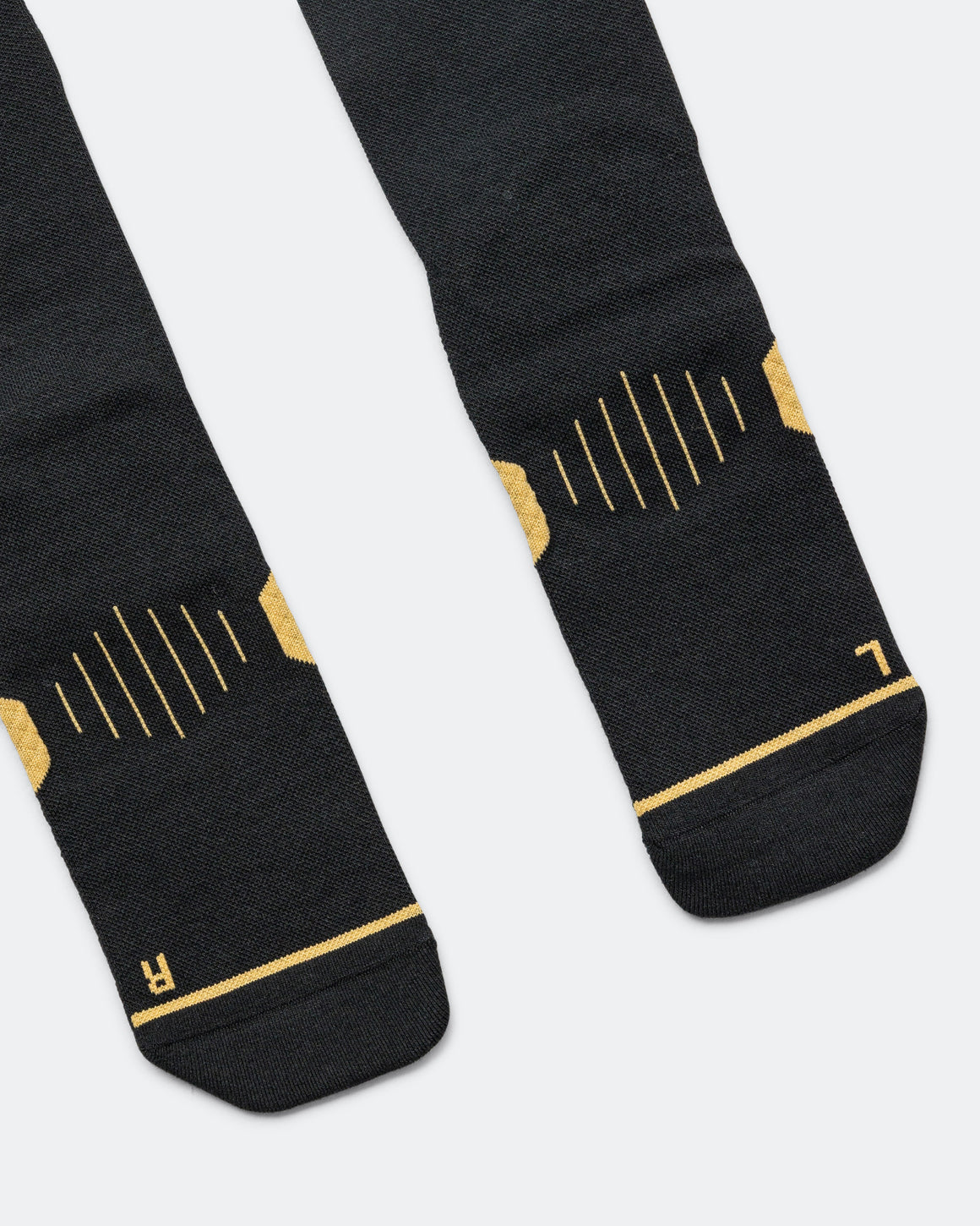 HOKA - GPX Crew Run Sock - Black/Gold - Up There Athletics