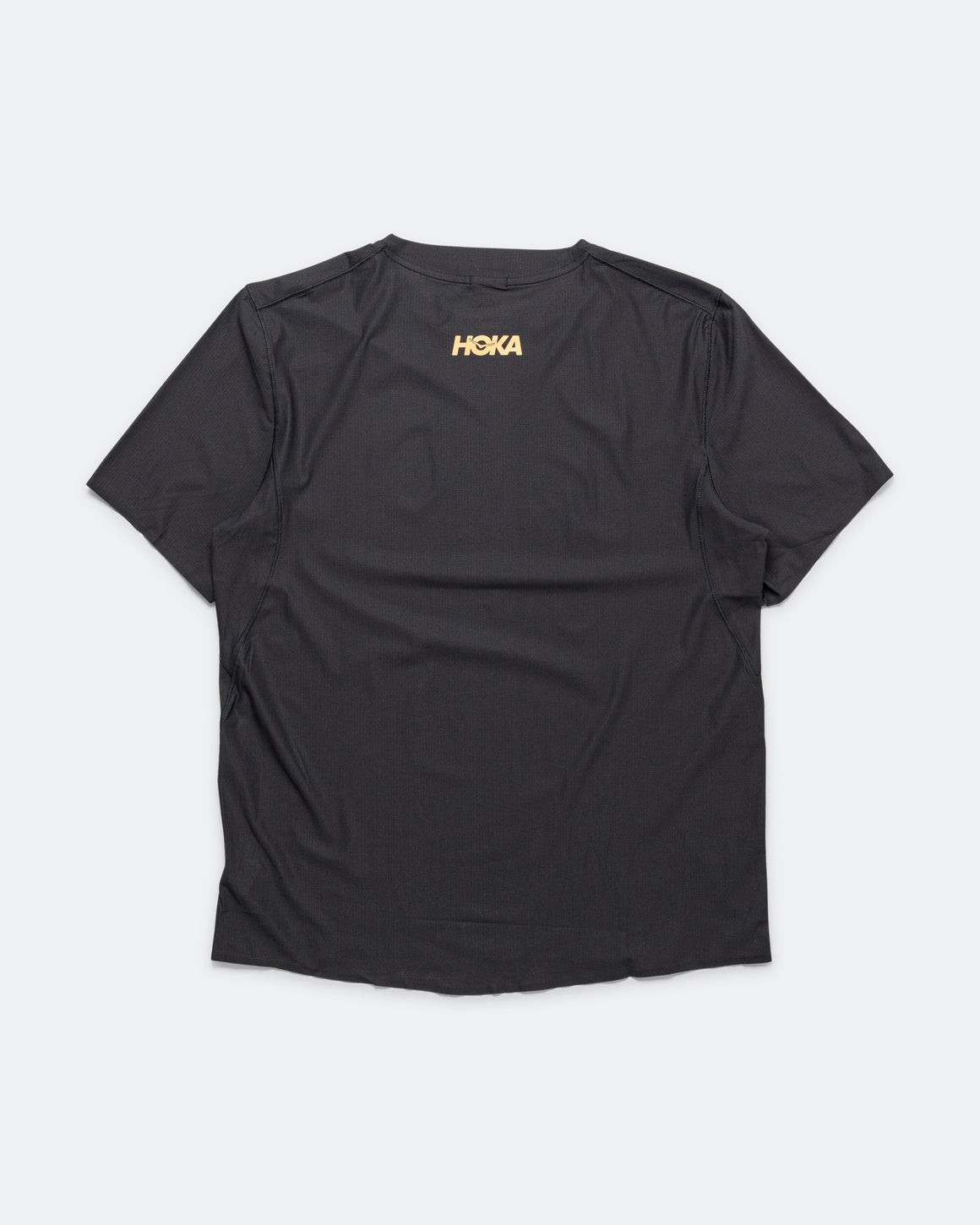 HOKA - Mens Airolite Short Sleeve 2.0 - Black/Gold - Up There Athletics