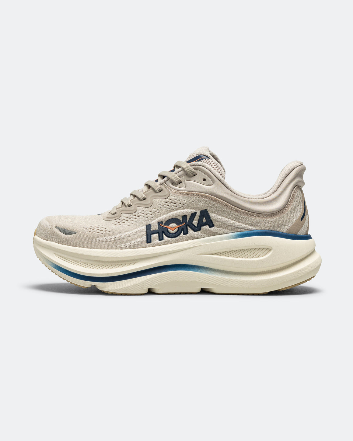 HOKA - Mens Bondi 9 - Stucco/Grout - Up There Athletics