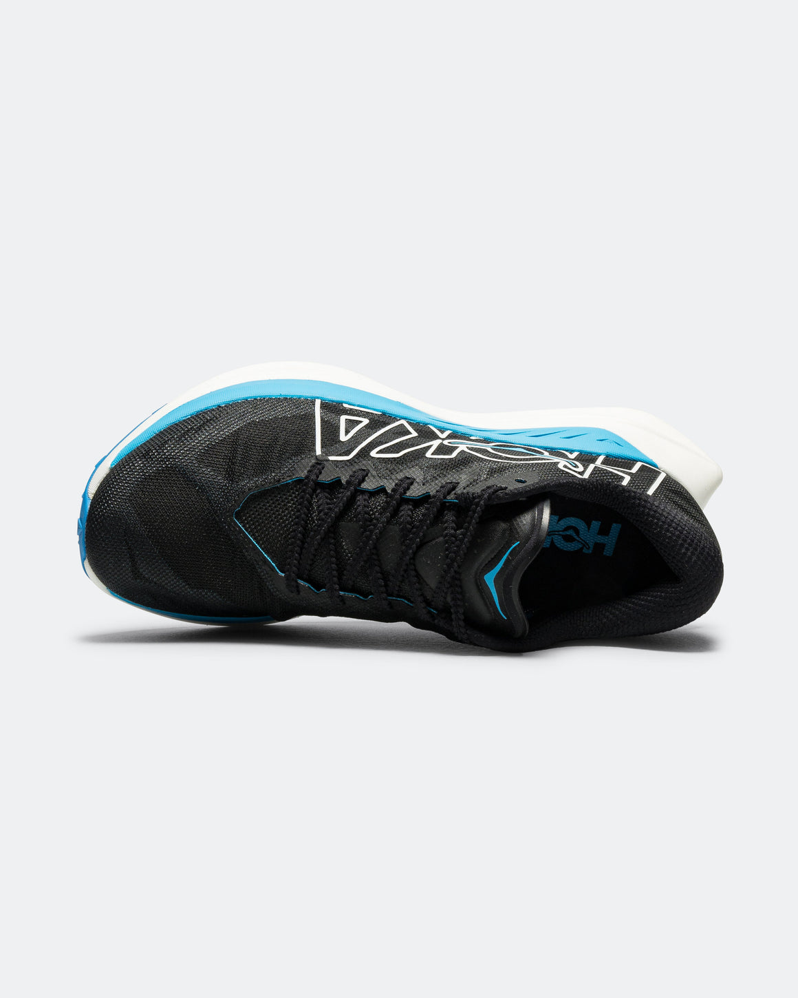 HOKA - Mens Rocket X Trail - Black/Sky Blue - Up There Athletics