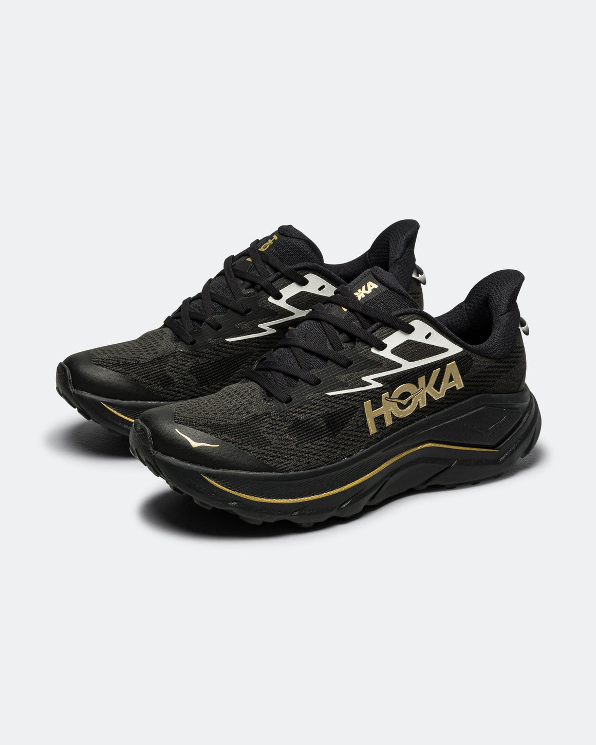 HOKA - Mens Challenger 8 - Black/Gold - Up There Athletics
