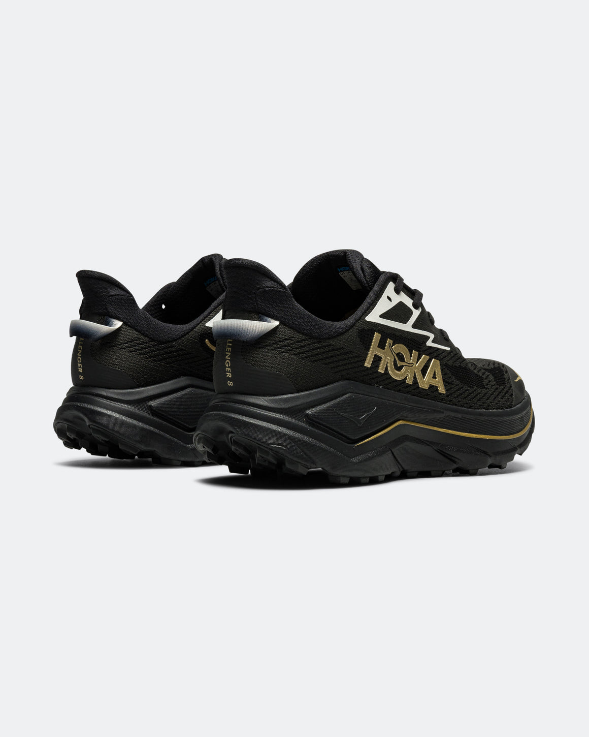 HOKA - Womens Challenger 8 - Black/Gold - Up There Athletics