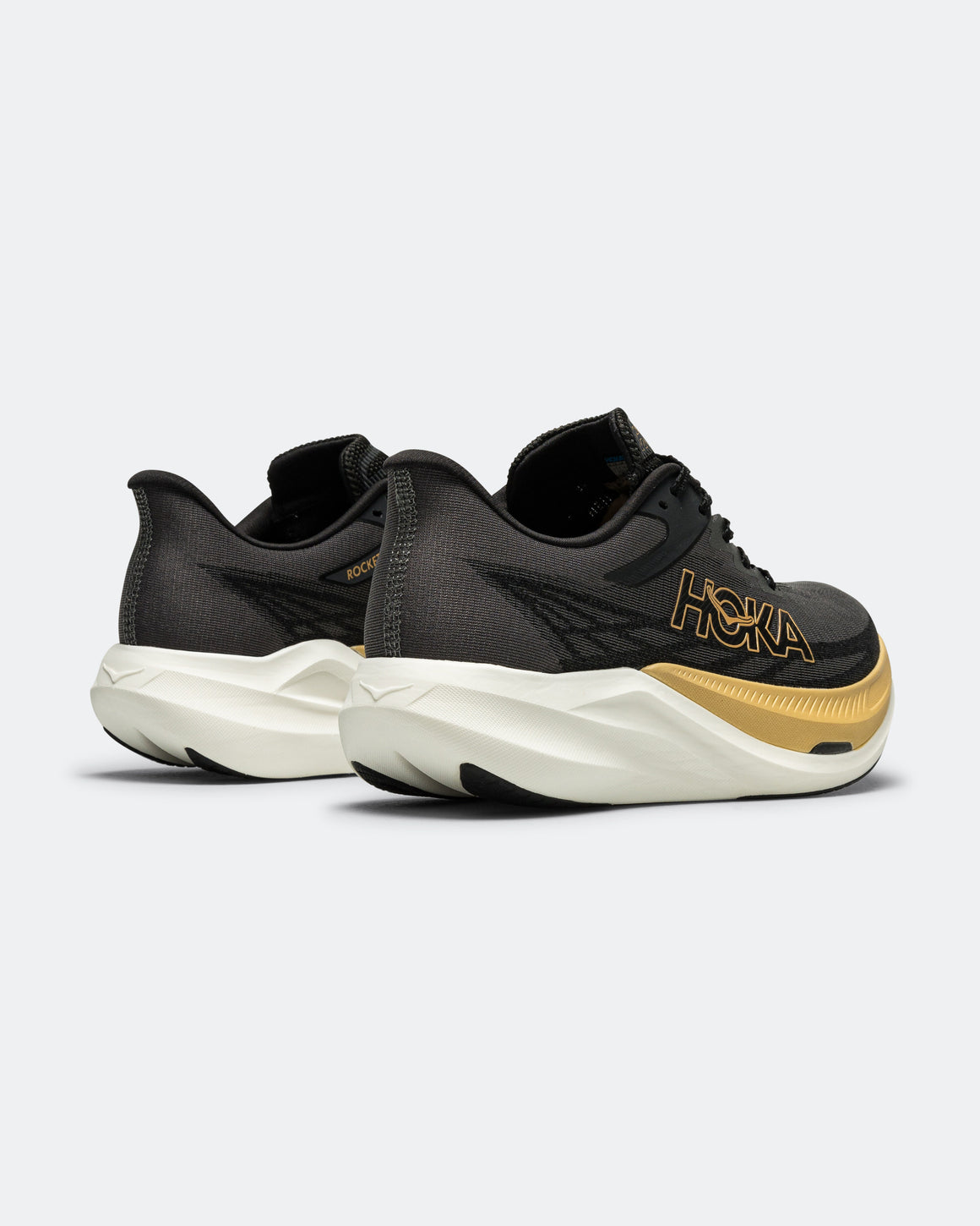 HOKA - Rocket X 3 - Black/Gold - Up There Athletics