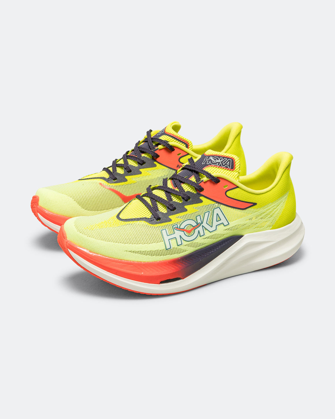 HOKA - Rocket X 3 - Neon Yuzu/Squid Ink - Up There Athletics