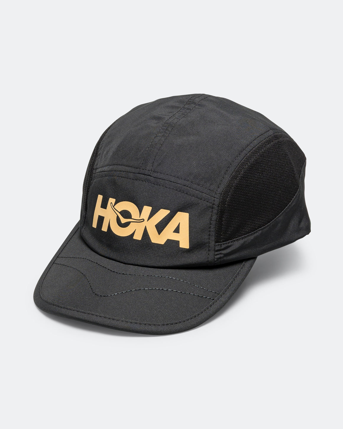 HOKA - HOKA Run Hat - Black/Gold - Up There Athletics
