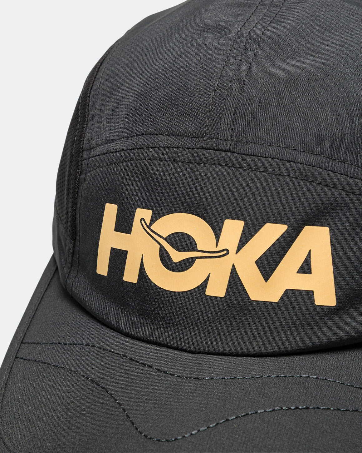HOKA - HOKA Run Hat - Black/Gold - Up There Athletics
