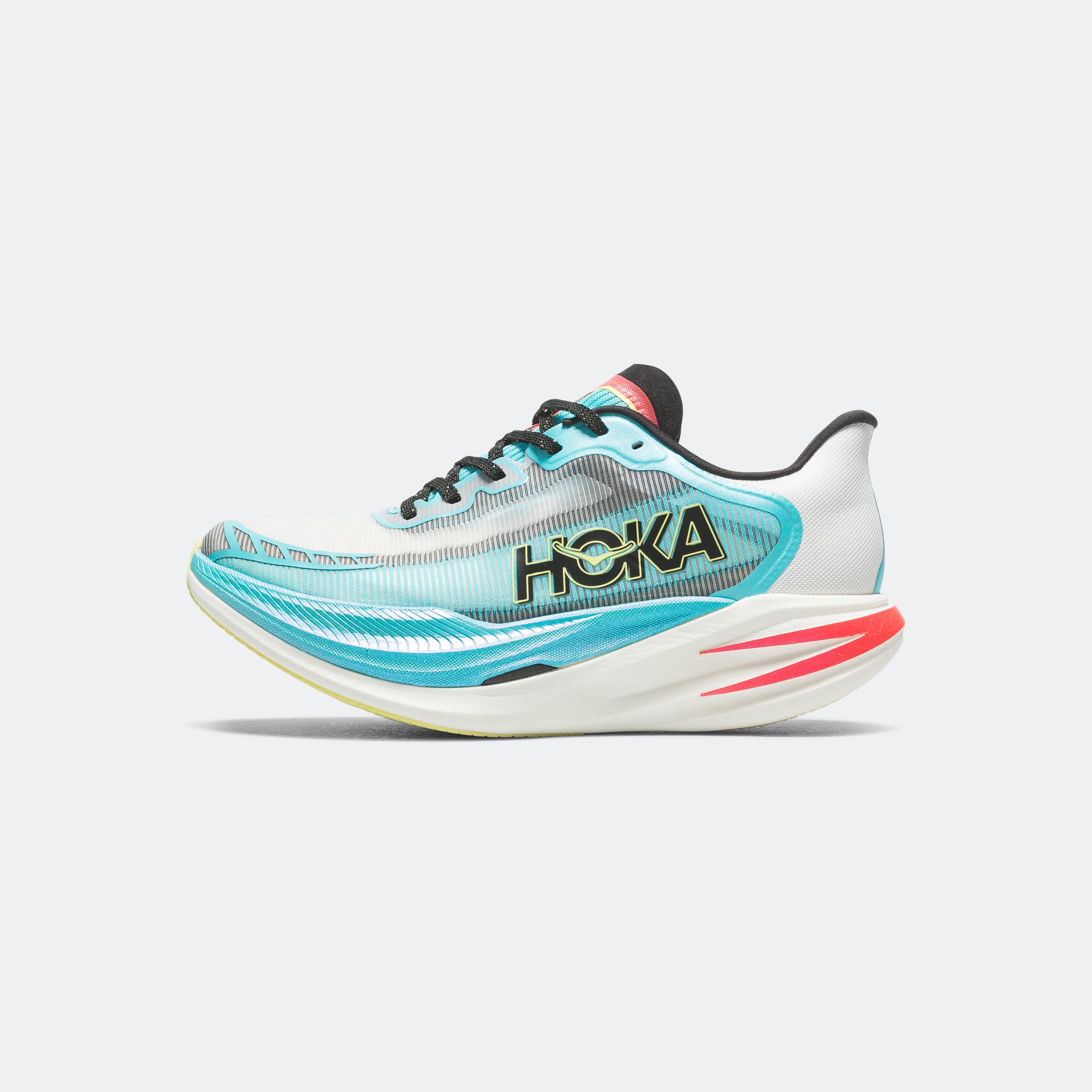 NEW HOKA men\'s u cielo x1 2.0 running shoes in frost/black HOKA CIELO X1 2.0. “Frost/Black” The Hoka Cielo X1 2.0 is  main image 2