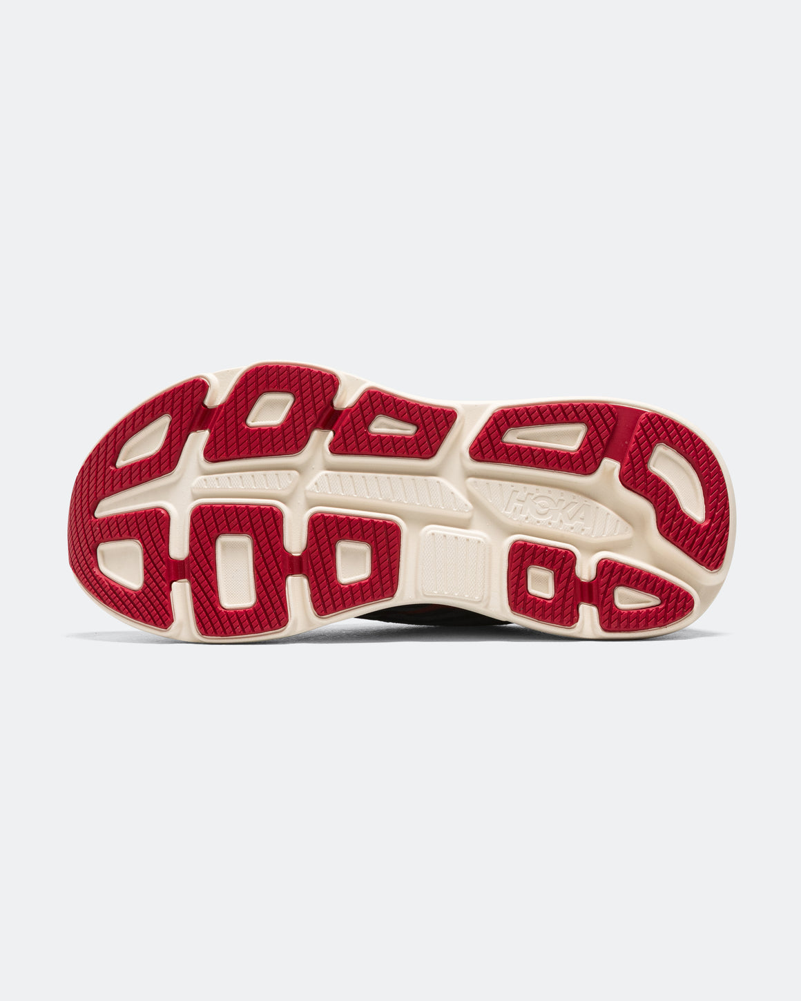 HOKA - Mens Bondi 9 - Thunder Cloud/Vermillion - Up There Athletics