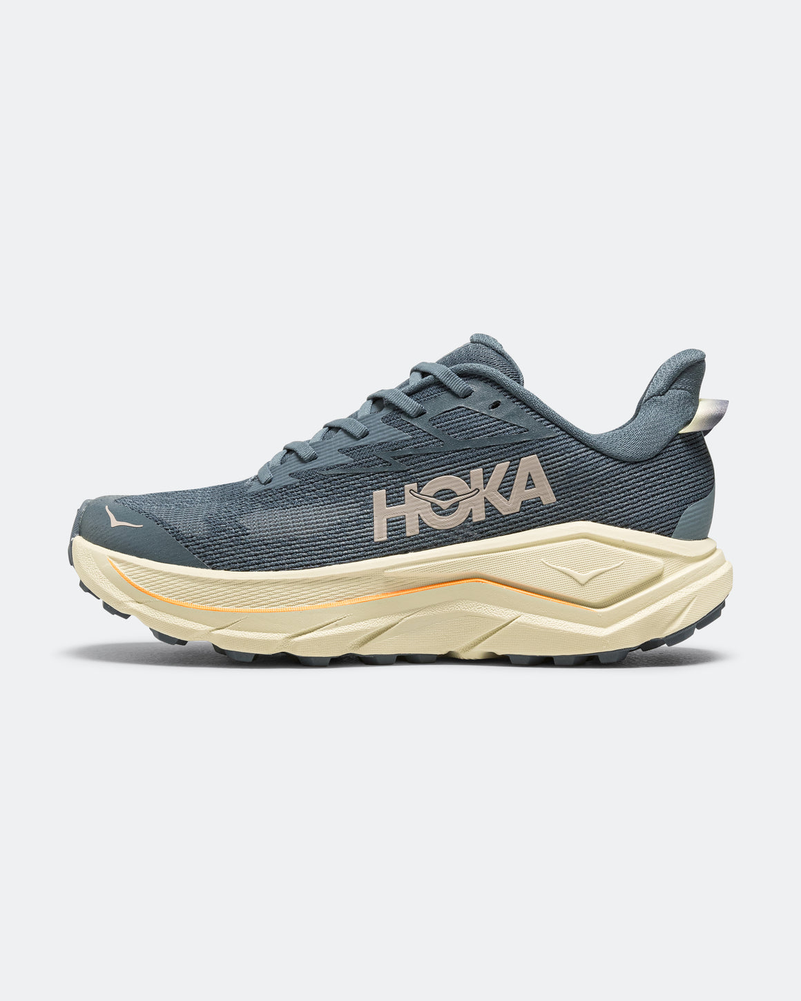 HOKA - Mens Challenger 8 - Faded Navy/Pampass Grass - Up There Athletics