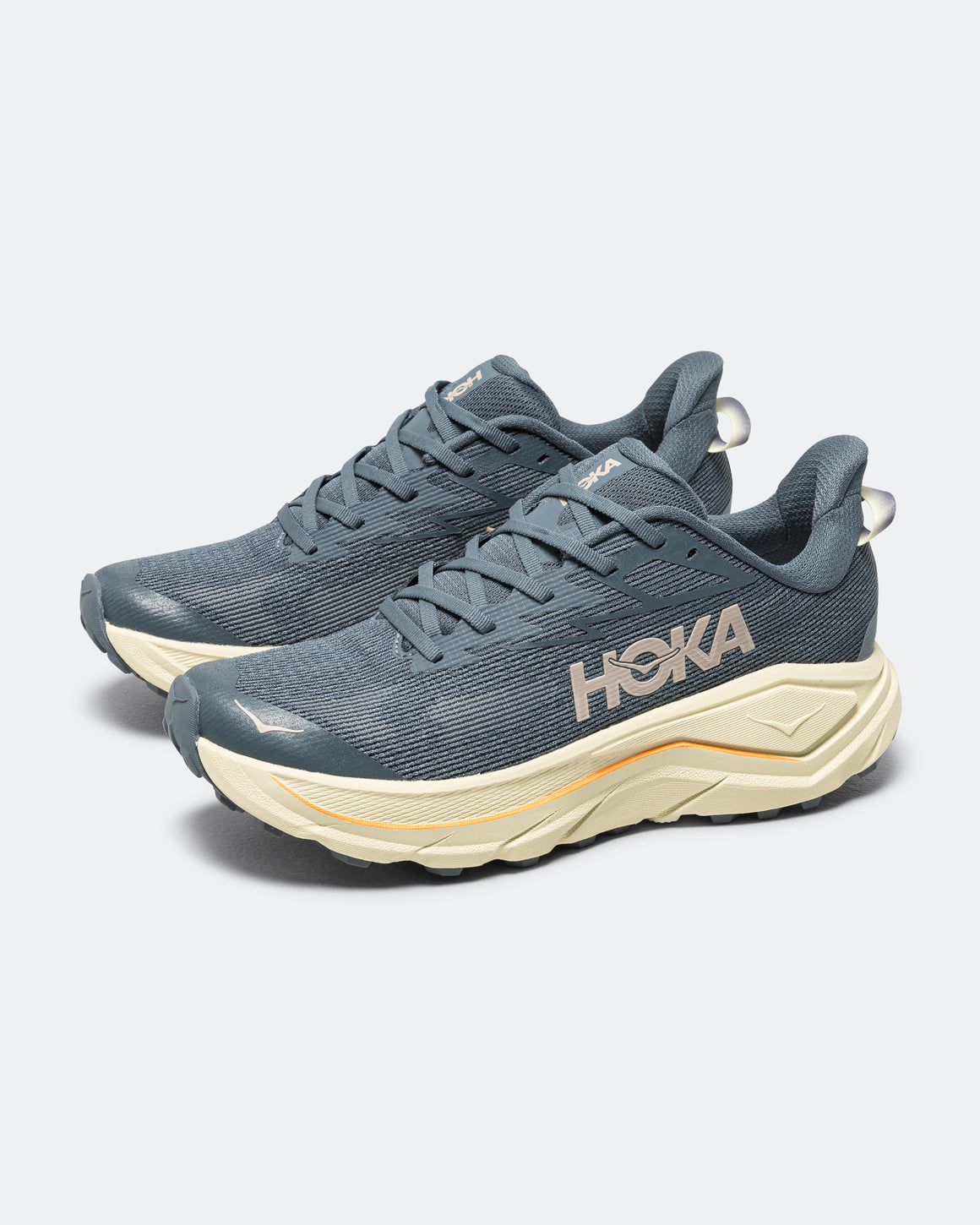 HOKA - Mens Challenger 8 - Faded Navy/Pampass Grass - Up There Athletics