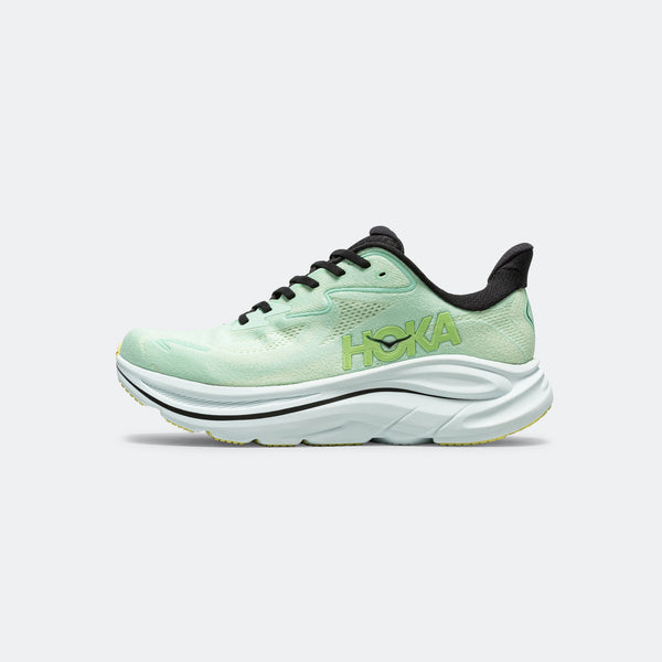 Hoka Mens Clifton 10 - Mint Fluorite/Luna Moth | Up There Athletics