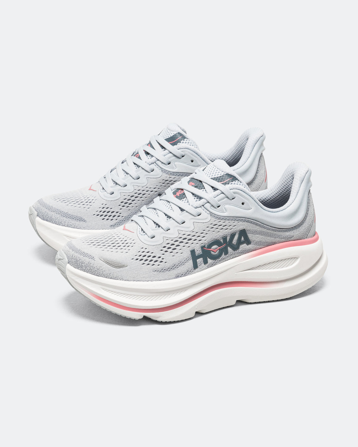 HOKA - Womens Bondi 9 - Mineral Blue/Washed Blue - Up There Athletics