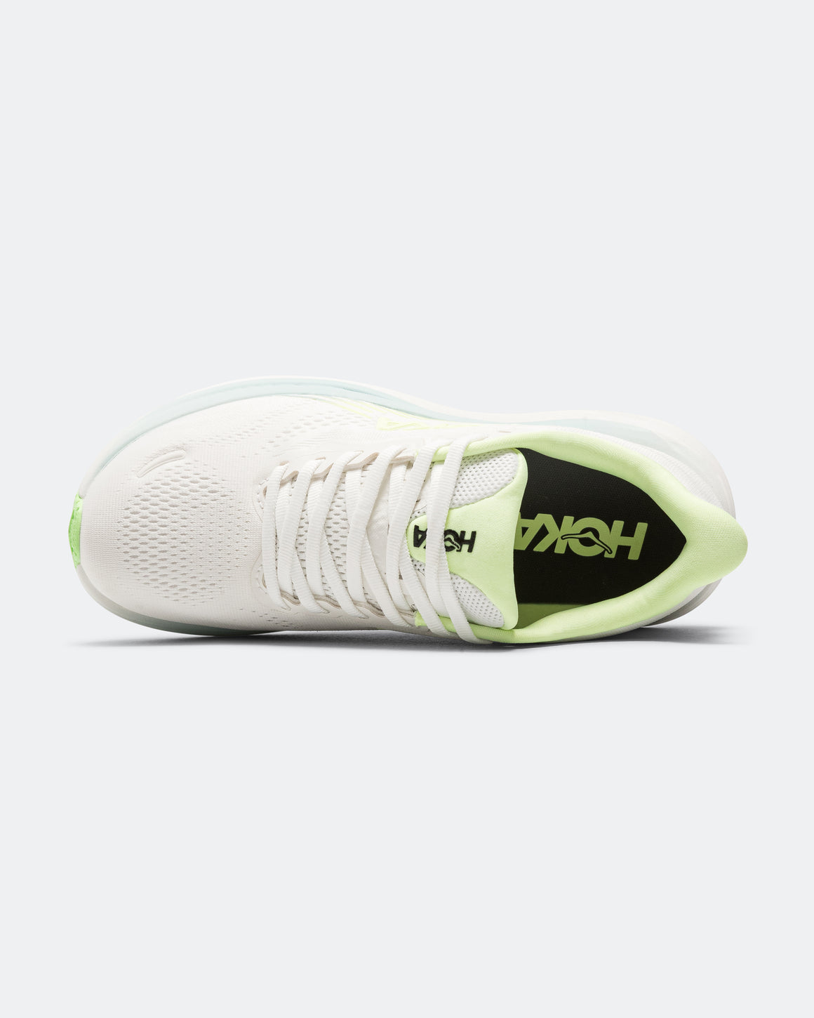 HOKA - Womens Clifton 11 - Frost/Neon Yuzu - Up There Athletics