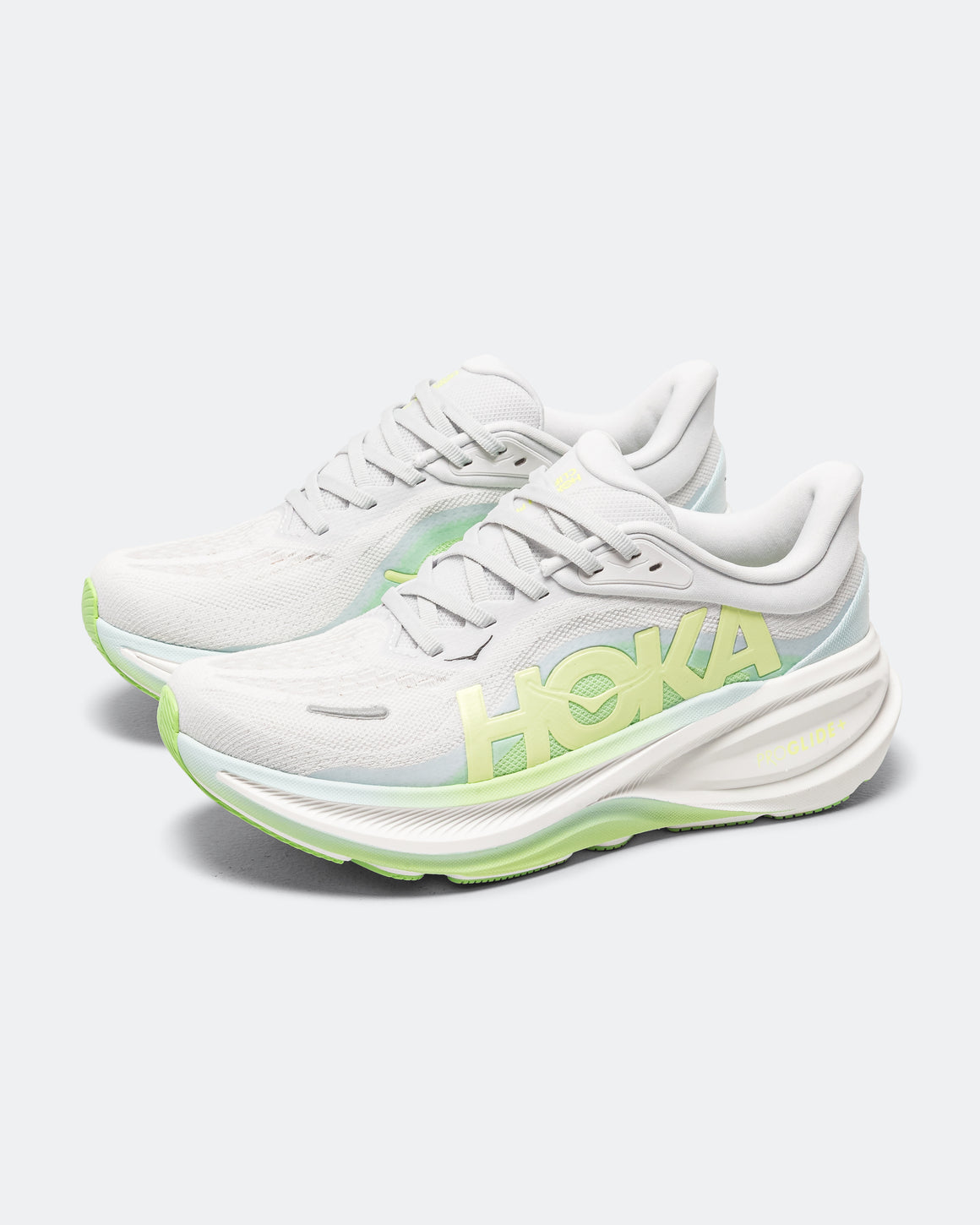 HOKA - Womens Clifton PRO - Cosmic Grey/Neon Yuzu - Up There Athletics