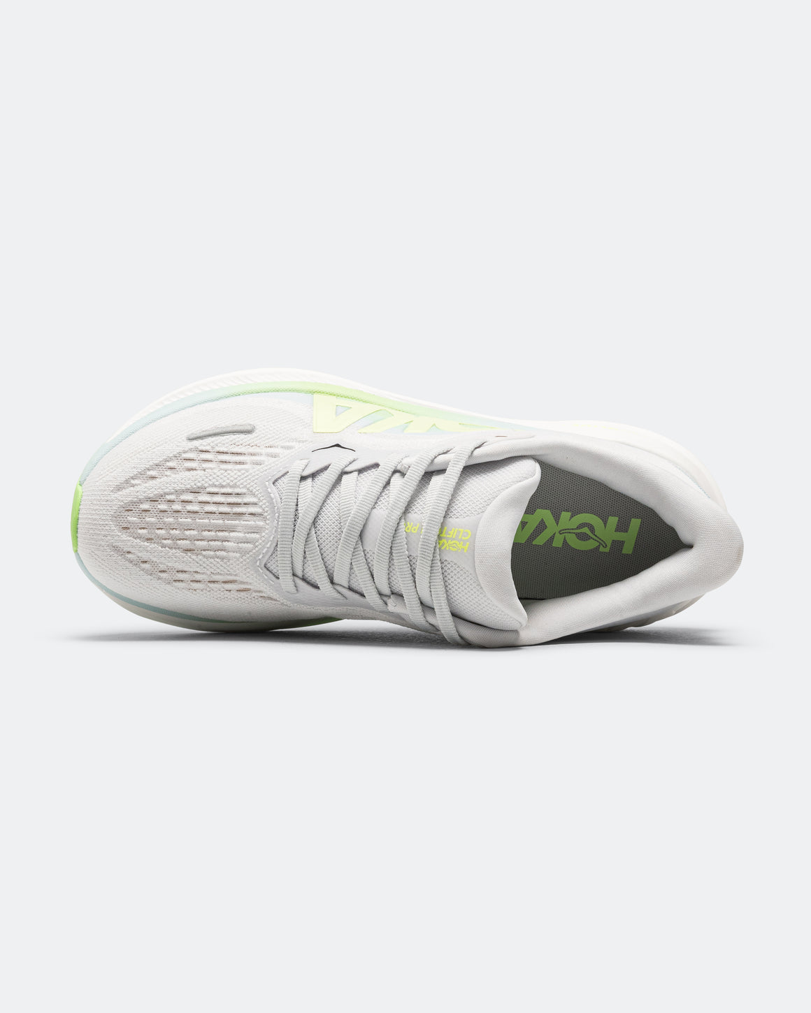 HOKA - Womens Clifton PRO - Cosmic Grey/Neon Yuzu - Up There Athletics
