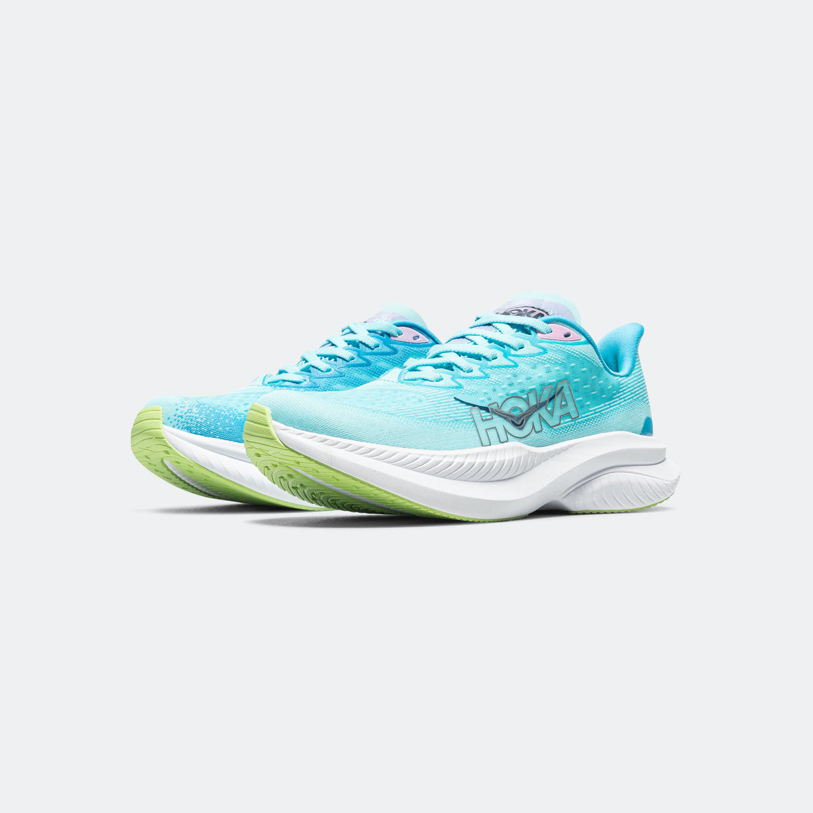 Hoka - Womens Mach 6 - Cloudless/Waterpark - Up There Athletics