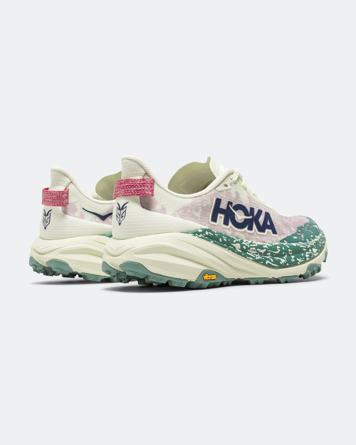 HOKA - Womens Speedgoat 6 - Pale Melon/Thyme - Up There Athletics
