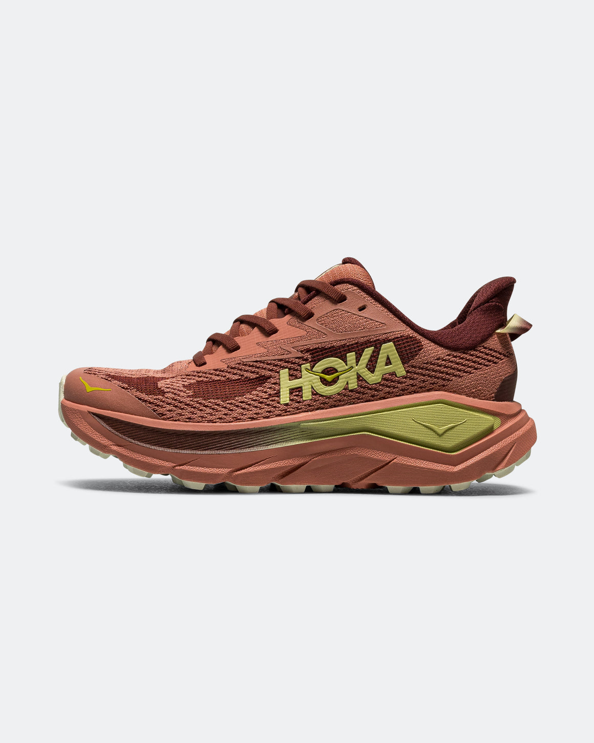 HOKA - Womens Challenger 8 - Blush/Dark Cedar - Up There Athletics