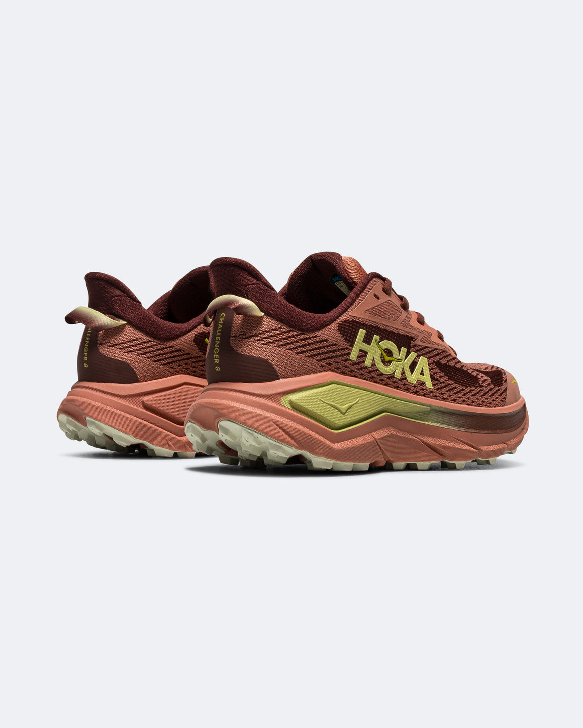 HOKA - Womens Challenger 8 - Blush/Dark Cedar - Up There Athletics