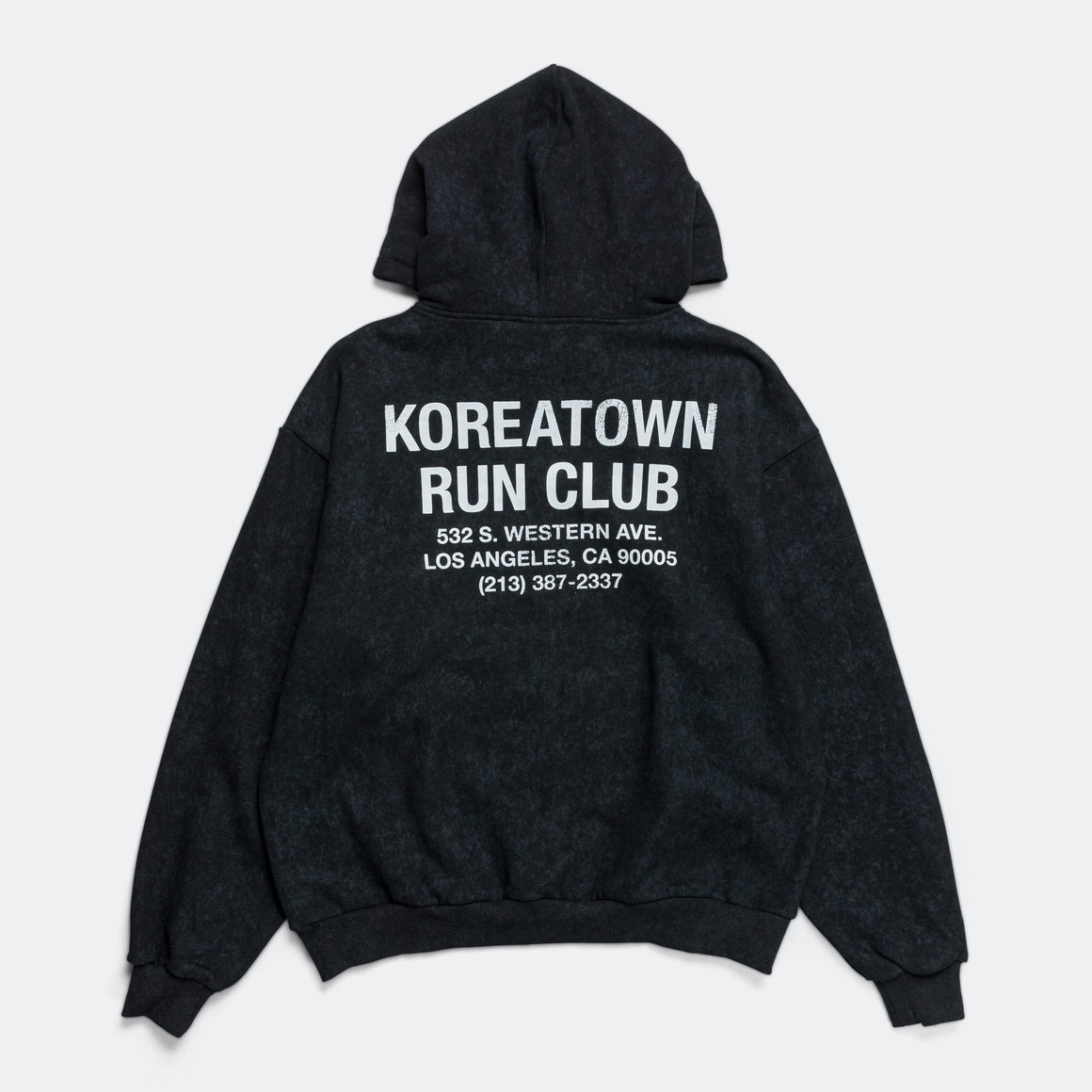 Koreatown Run Club - KRC Classic Hoodie - Black - Up There Athletics
