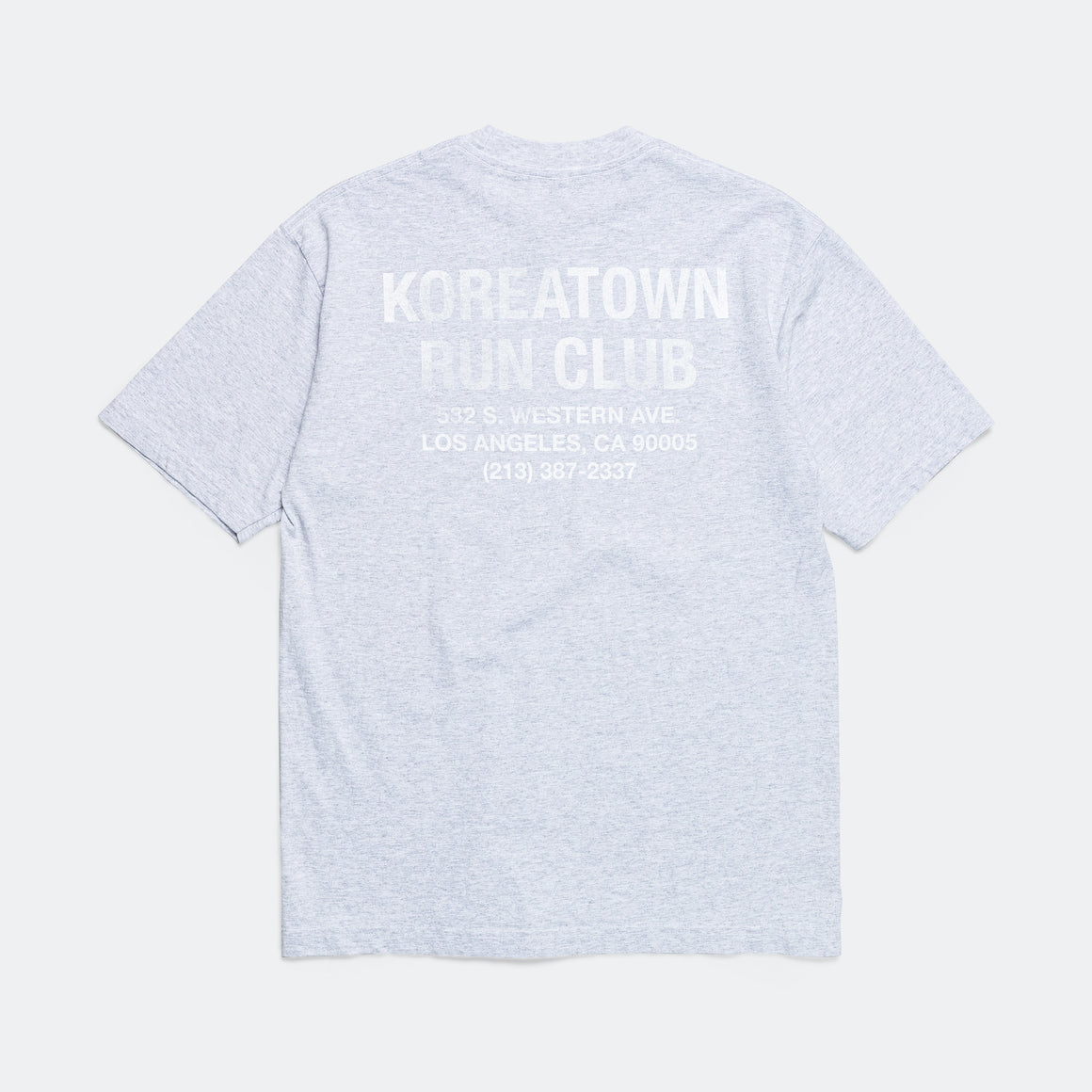 Koreatown Run Club - KRC Classic Tee - Ash - Up There Athletics