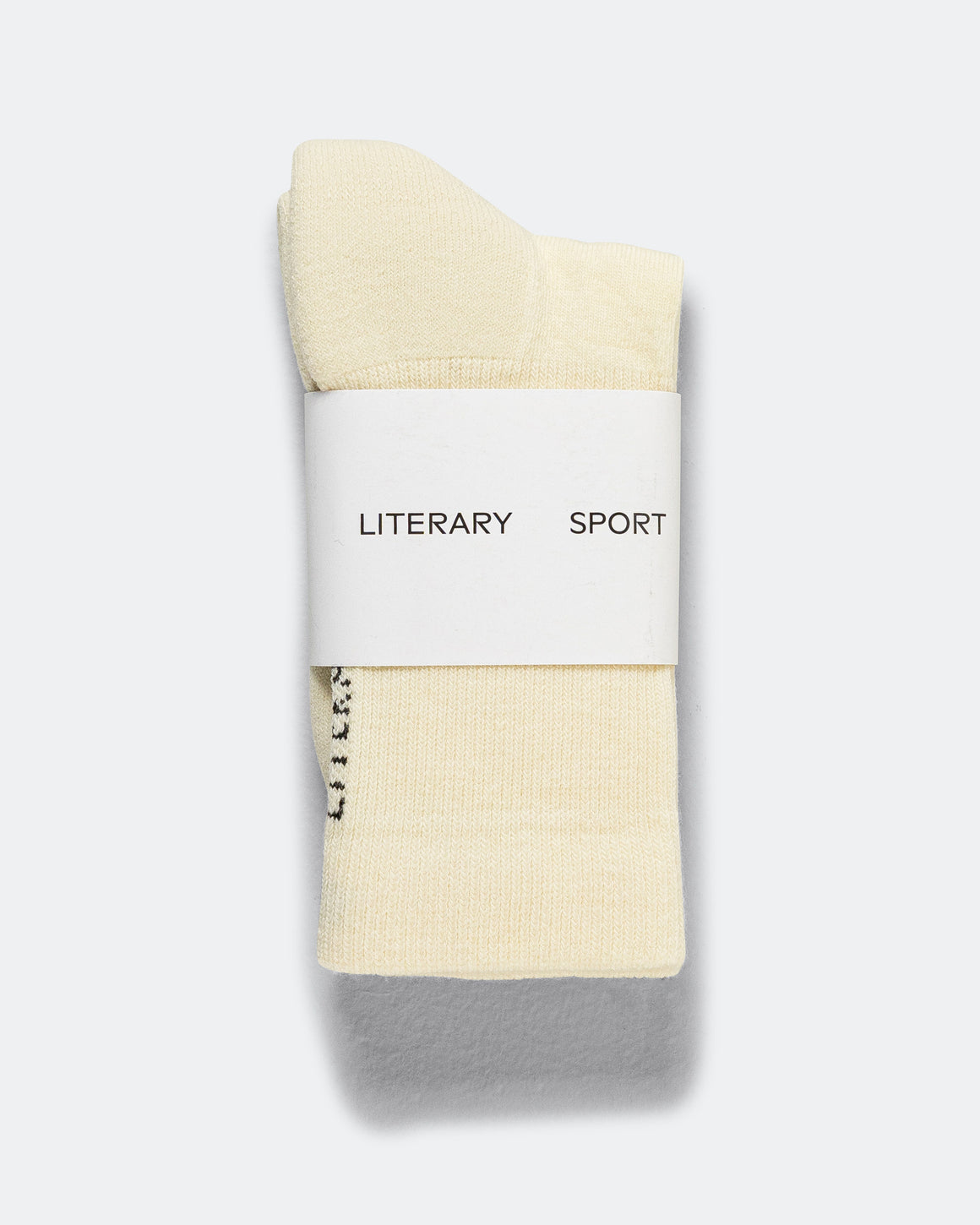 Literary Sport - Locke Crew Sock - Natural - Up There Athletics