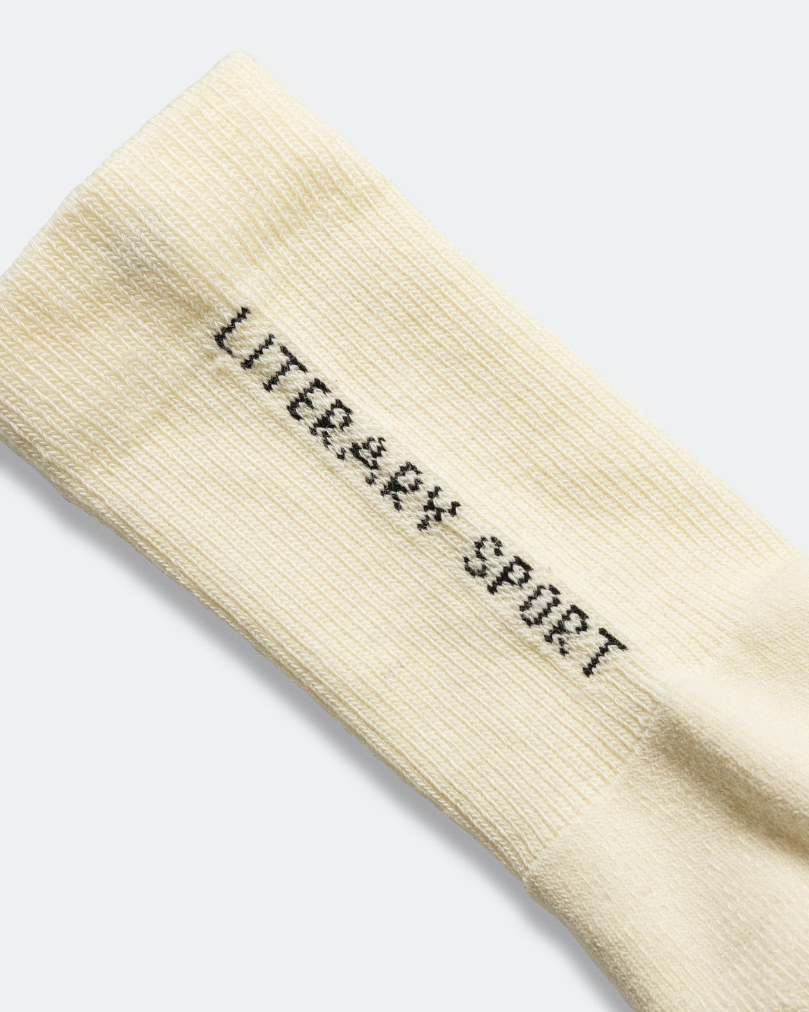 Literary Sport - Locke Crew Sock - Natural - Up There Athletics