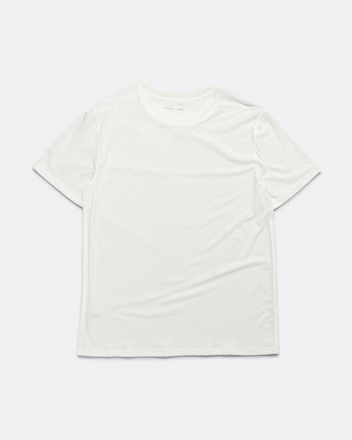 Literary Sport - Mens James Lightweight Cotton Run T-Shirt - White - Up There Athletics