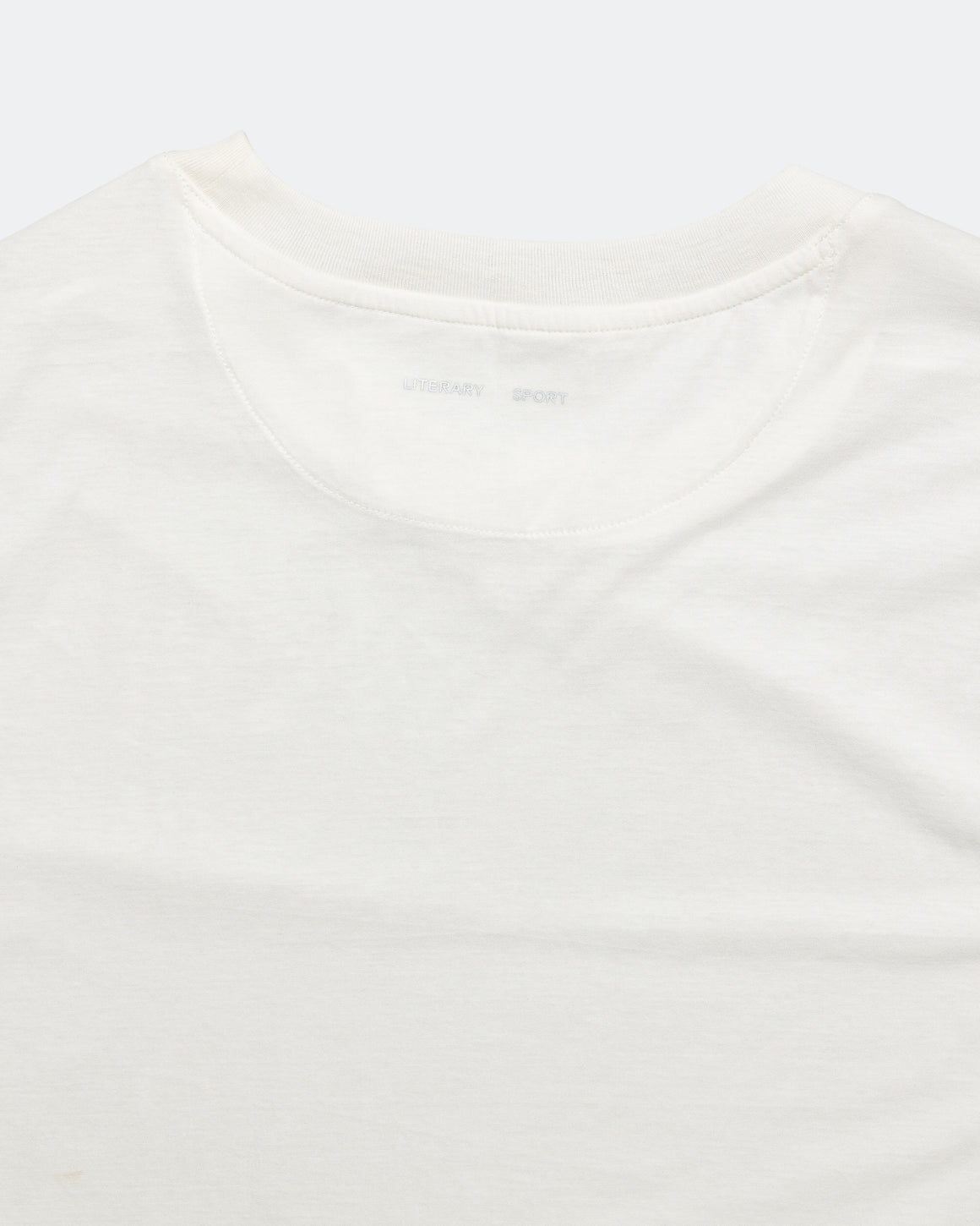 Literary Sport - Mens James Lightweight Cotton Run T-Shirt - White - Up There Athletics
