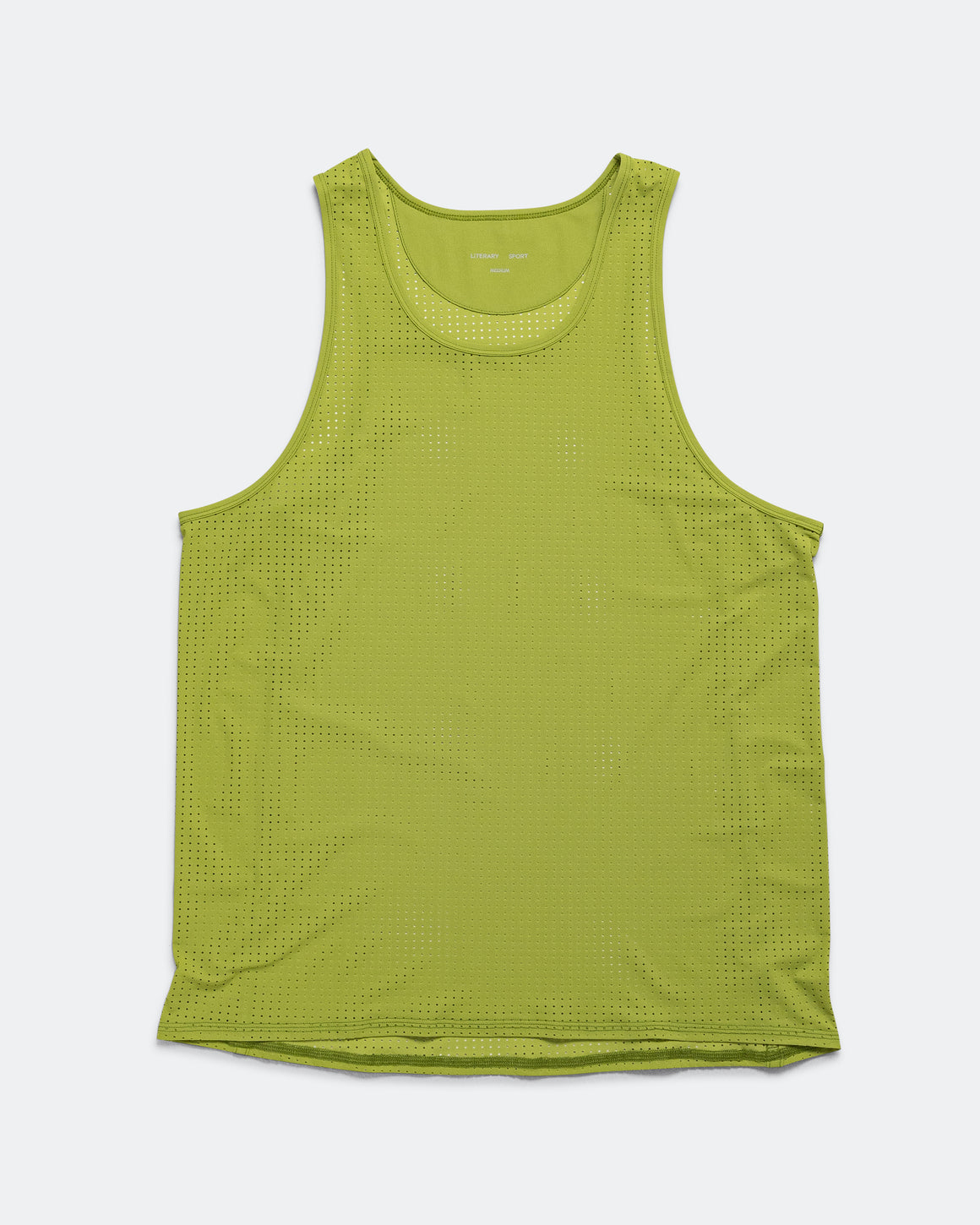Literary Sport - Mens Jude Run Tank - Verdant - Up There Athletics
