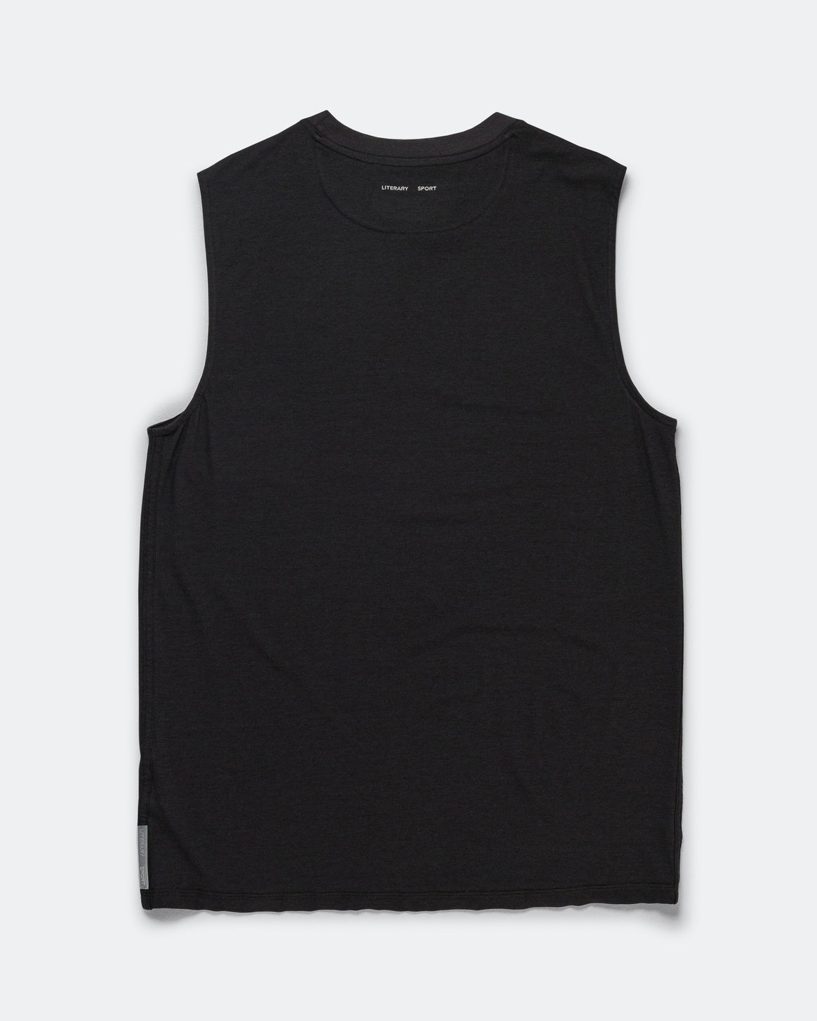 Literary Sport - Mens Lorca Sleeveless T-Shirt - Washed Black - Up There Athletics