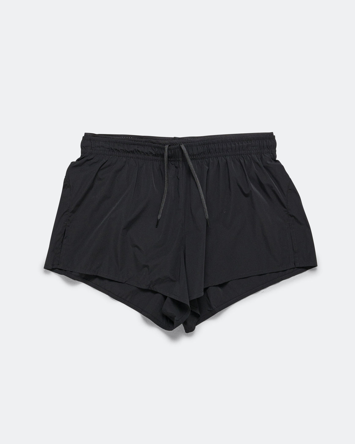 Literary Sport - Mens Morrison Run Split Shorts - Black - Up There Athletics