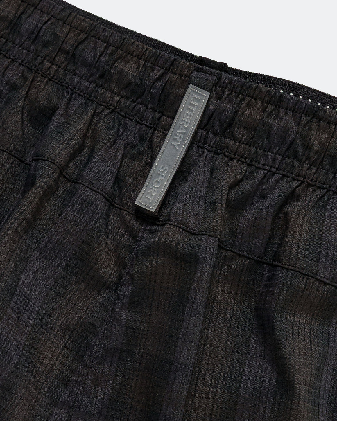 Literary Sport - Mens Myles Running Short With Liner - Tartan Brown - Up There Athletics