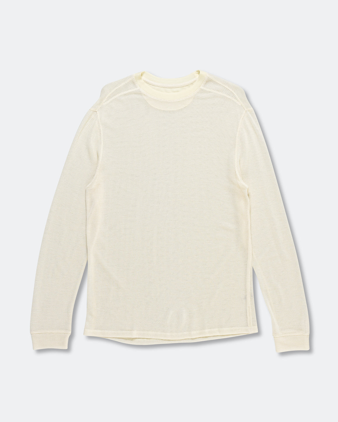 Literary Sport - Mens Robbie Cordura Mesh Longsleeve - Natural - Up There Athletics