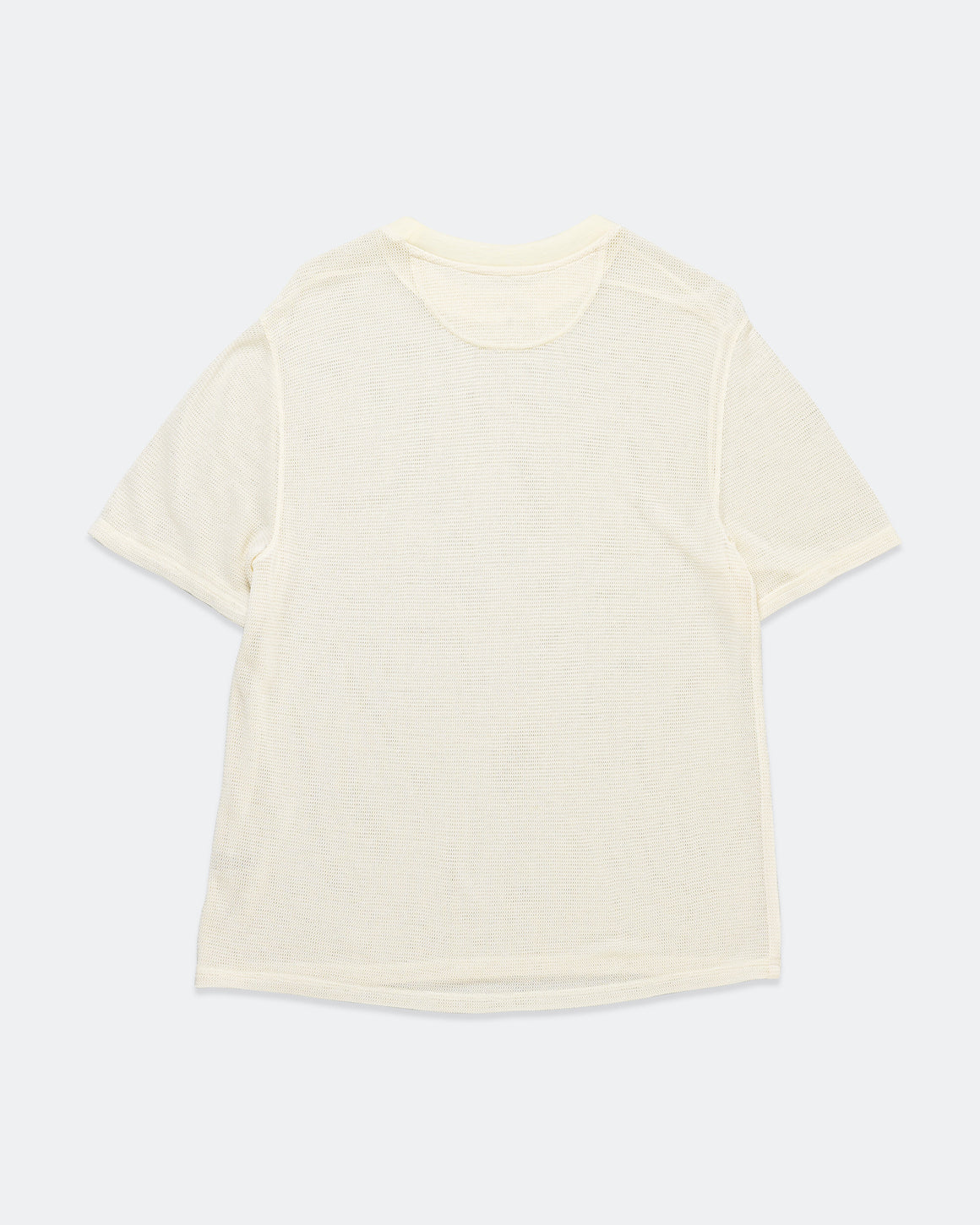 Literary Sport - Womens Harper Short Sleeve Cordura Mesh Run Tee - Natural - Up There Athletics
