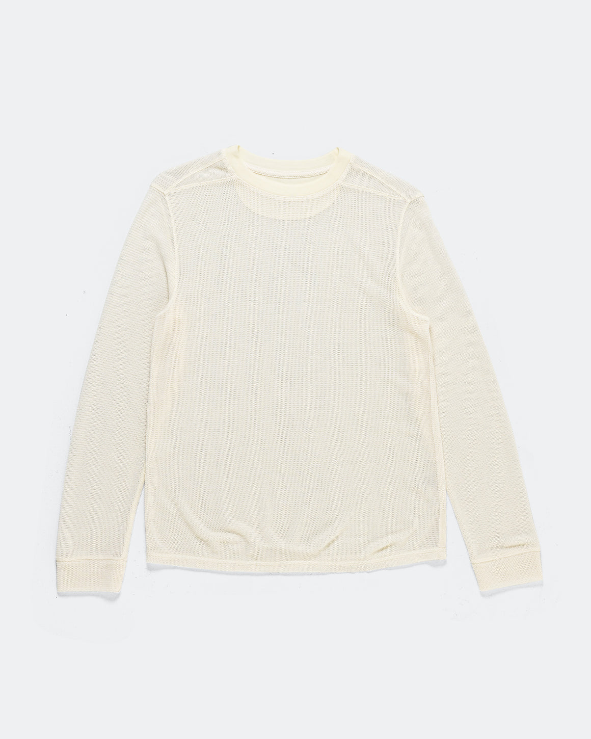 Literary Sport - Womens Joy Longsleeve Wool Cordura Mesh - Natural - Up There Athletics