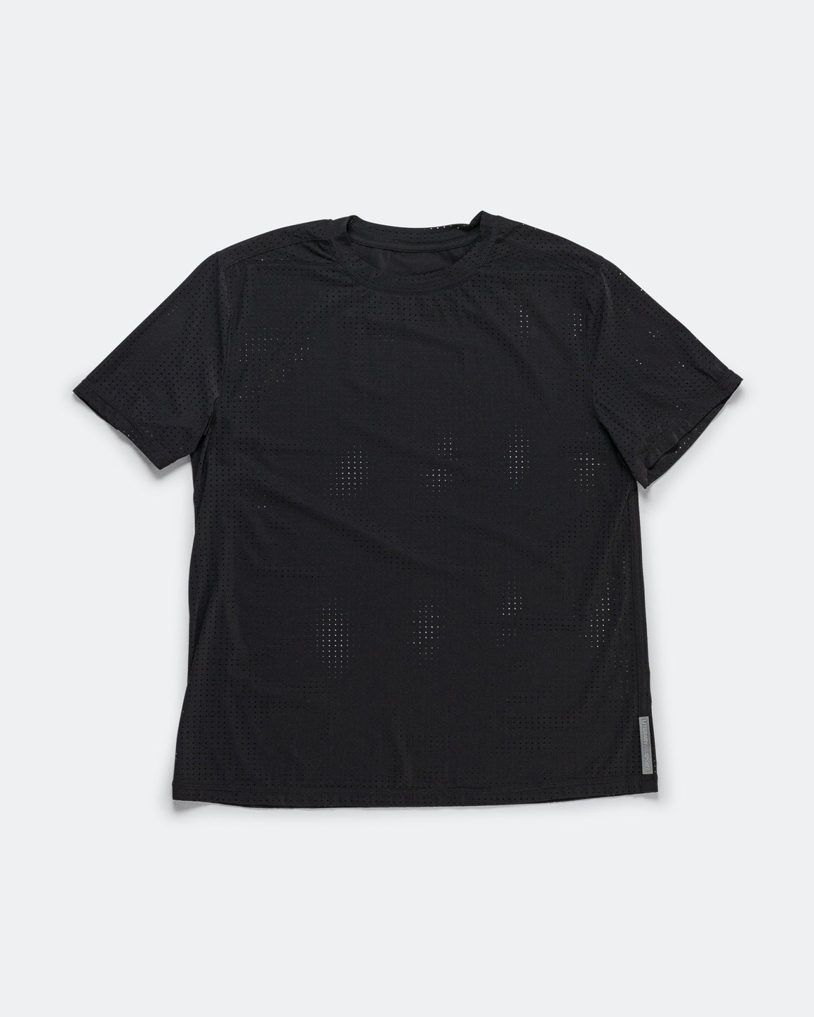 Literary Sport - Womens Magda Perforated T-Shirt - Black - Up There Athletics