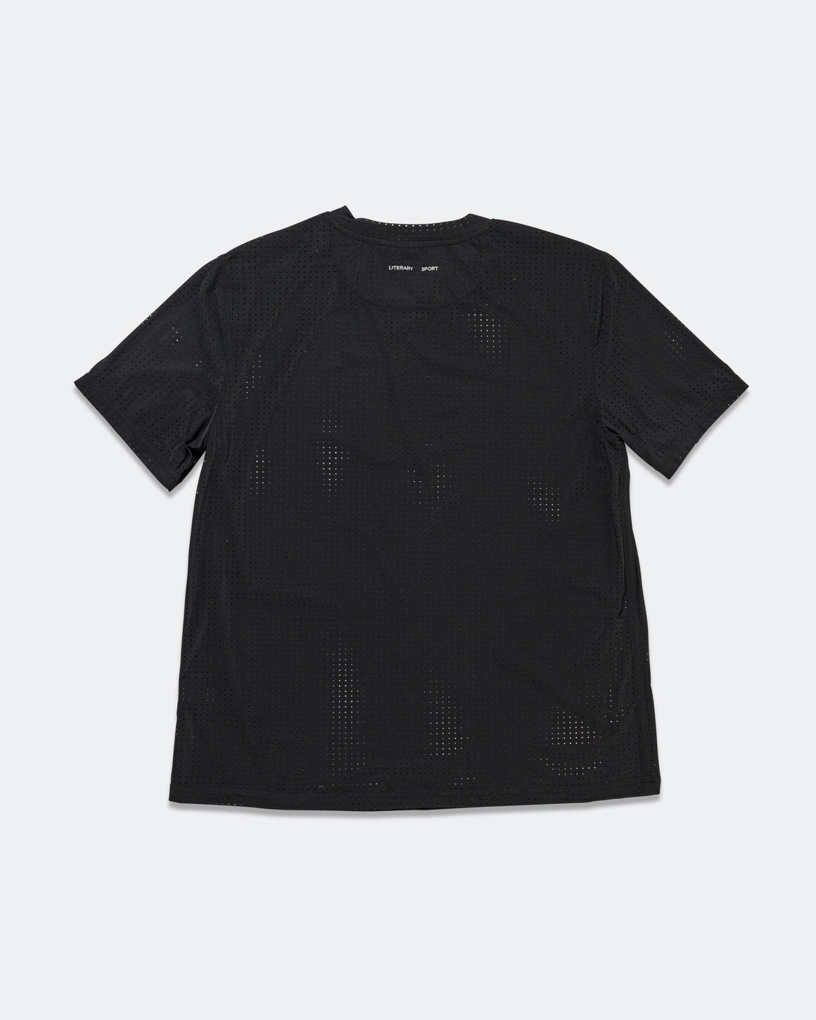 Literary Sport - Womens Magda Perforated T-Shirt - Black - Up There Athletics