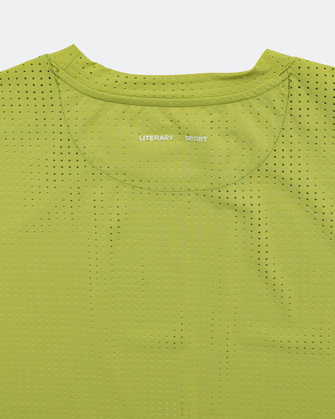 Literary Sport - Womens Magda Perforated T-Shirt - Verdant - Up There Athletics