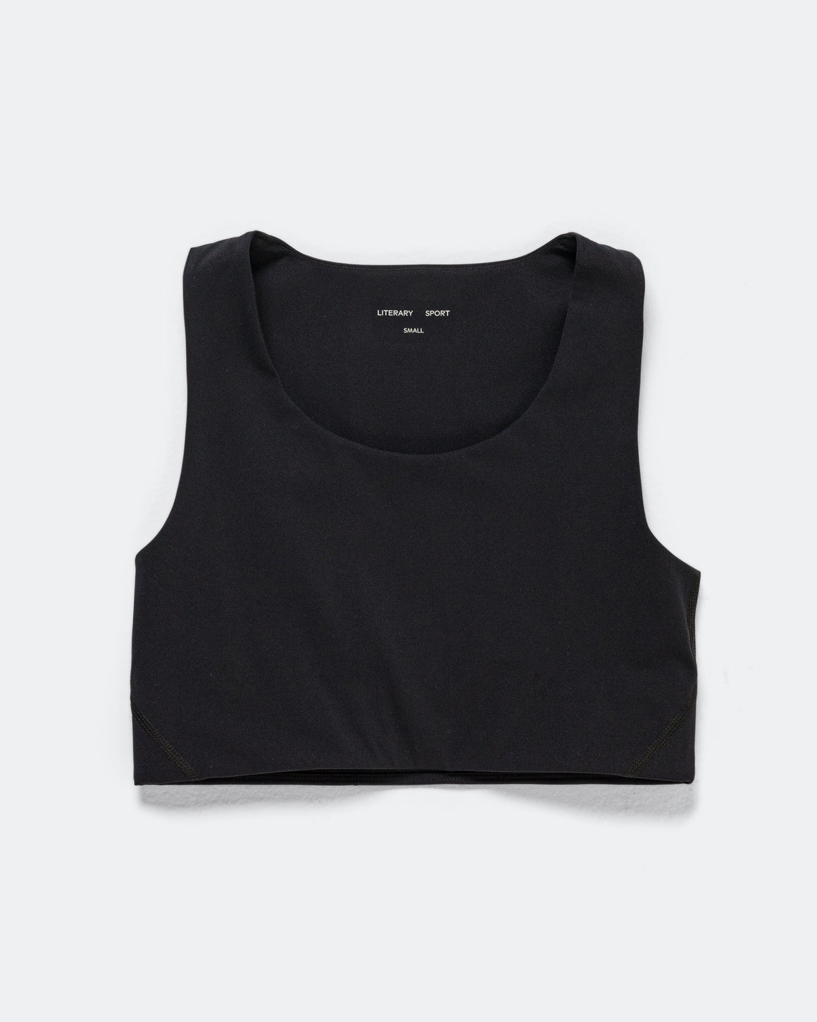 Literary Sport - Womens Maud Long Line Bra - Black - Up There Athletics