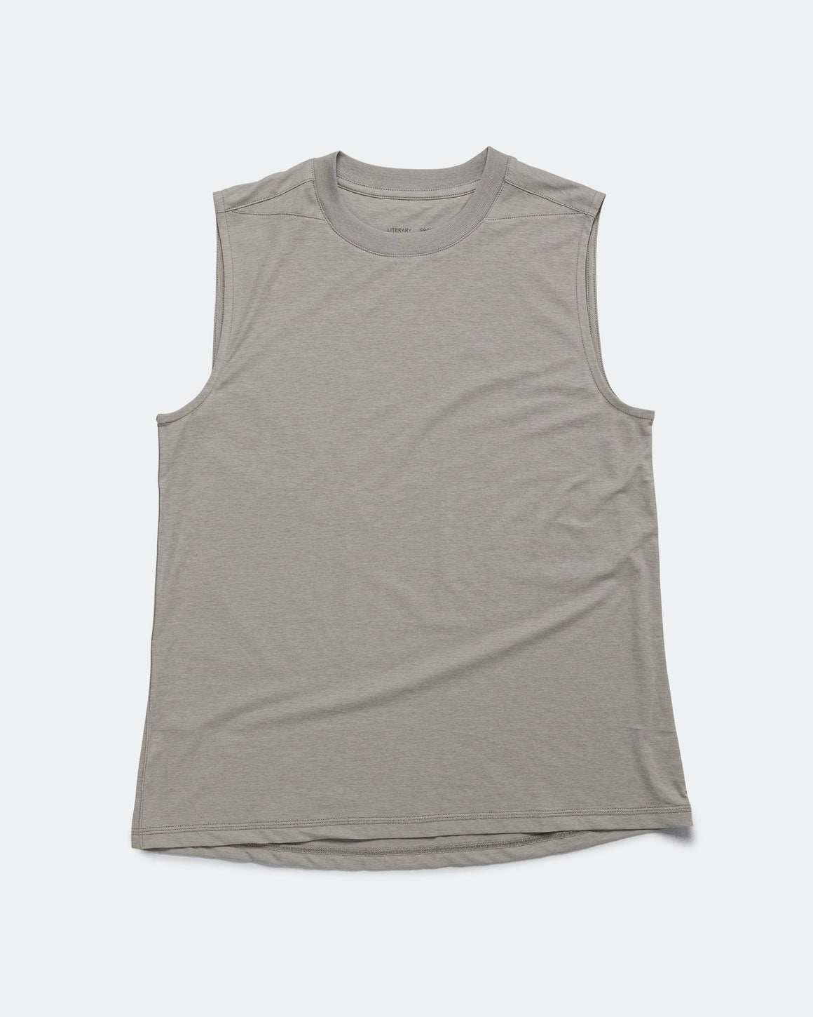 Literary Sport - Womens Naomi Run Sleeveless Tee - Steel - Up There Athletics