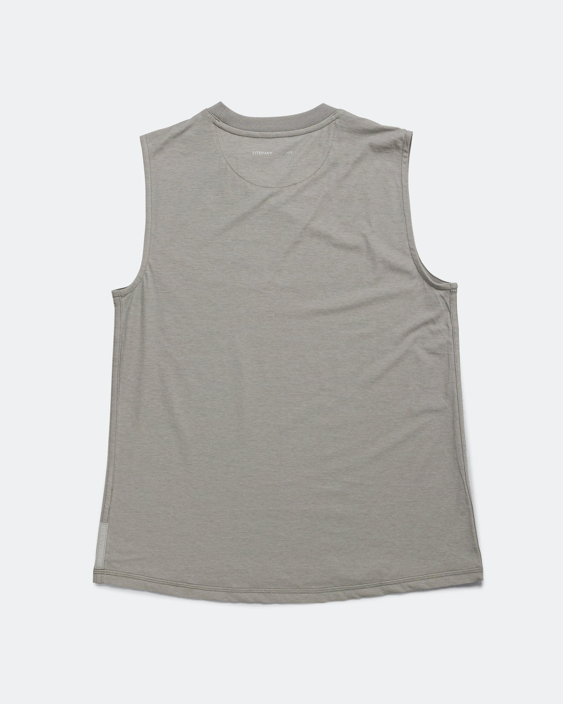 Literary Sport - Womens Naomi Run Sleeveless Tee - Steel - Up There Athletics