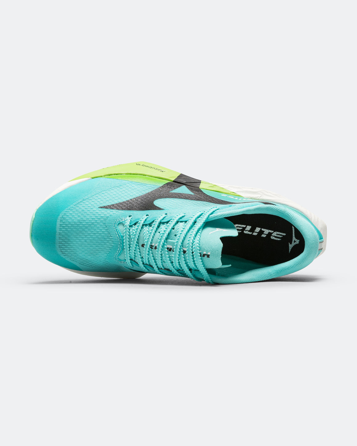 Mizuno - Hyperwarp Elite 2 - Rinsing Rivulet/Black-Lime Burst - Up There Athletics