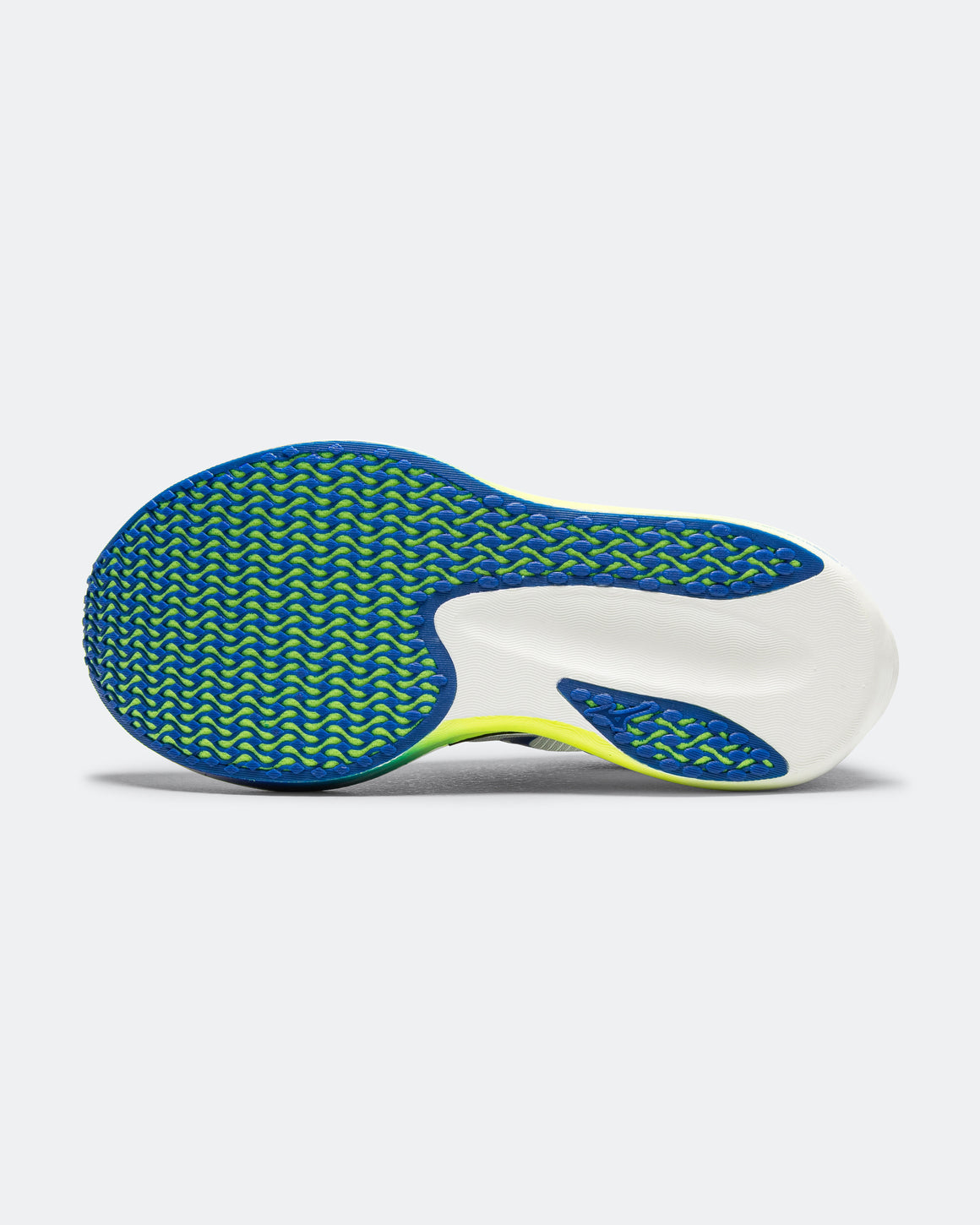 Mizuno - Hyperwarp Pro - White/Lightning Yellow-Dazzling Blue - Up There Athletics