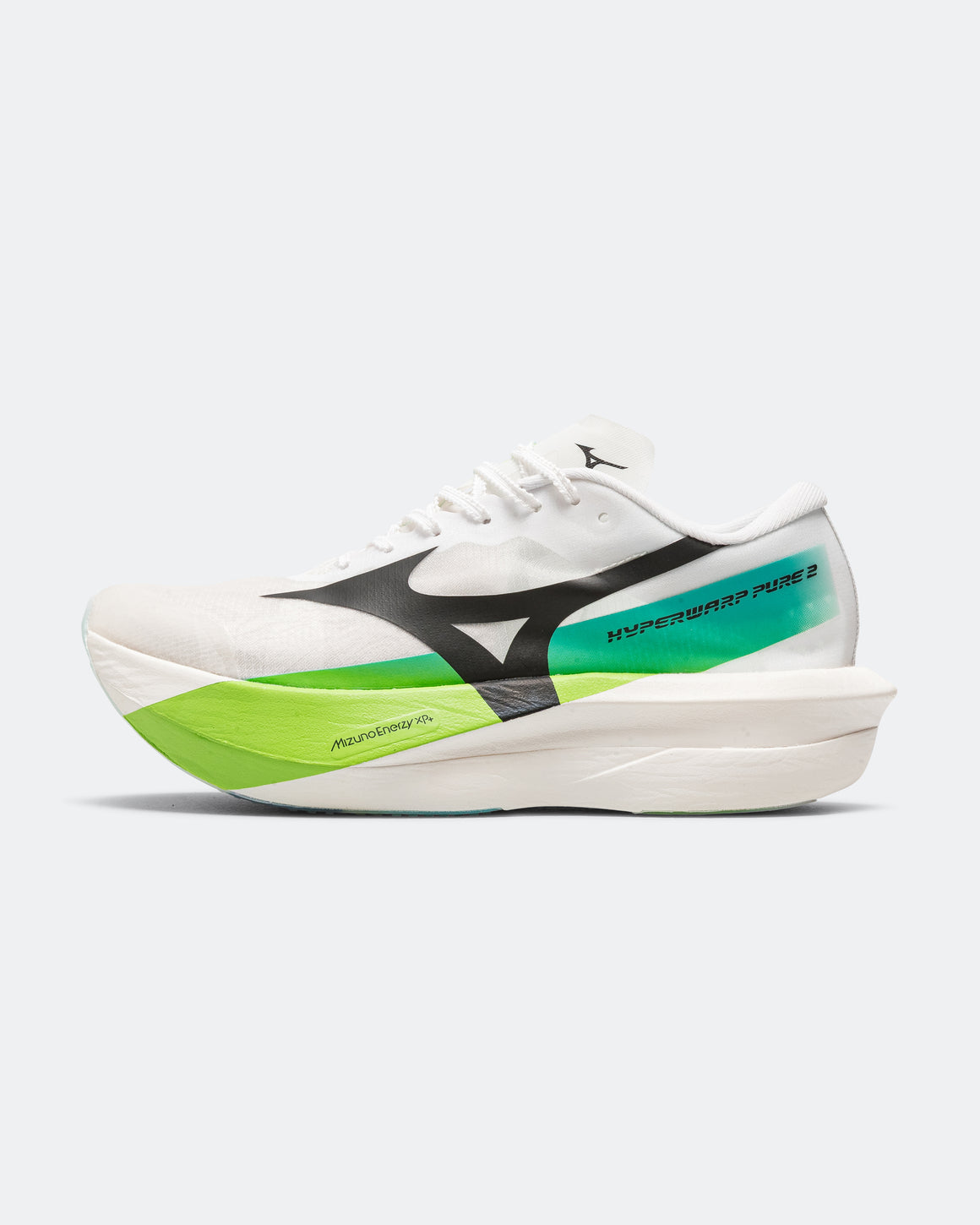 Mizuno - Hyperwarp Pure 2 -  White/Black-Lime Burst - Up There Athletics