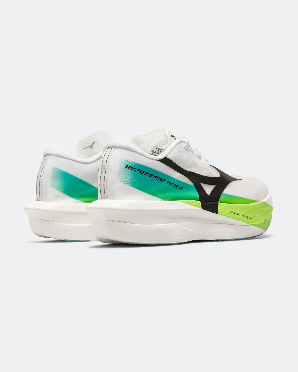 Mizuno - Hyperwarp Pure 2 -  White/Black-Lime Burst - Up There Athletics