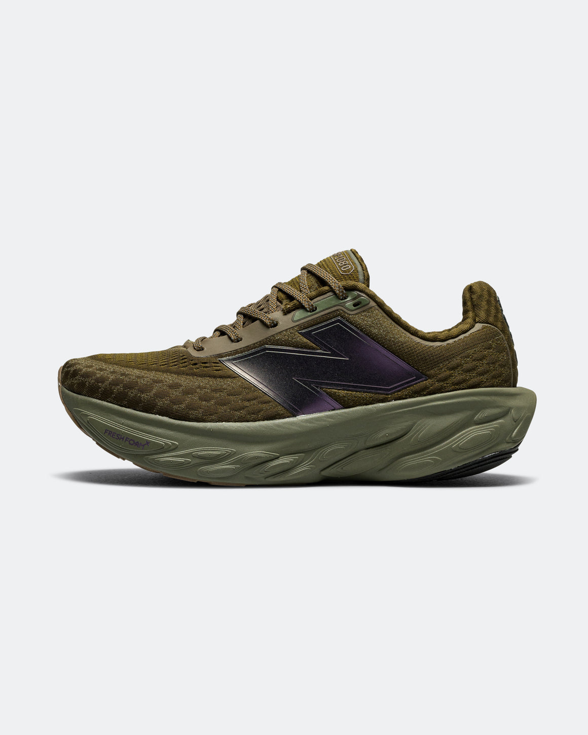 New Balance - Mens Fresh Foam X 1080v14 - Woodland/Dark Olivine-Raw Leather - Up There Athletics
