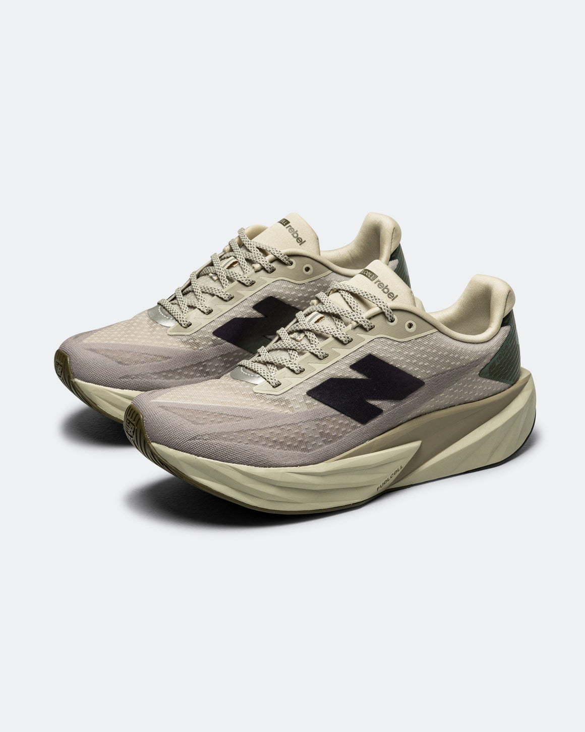 New Balance - Mens FuelCell Rebel v5 - Shipyard/Arid Stone-Silver Metallic - Up There Athletics